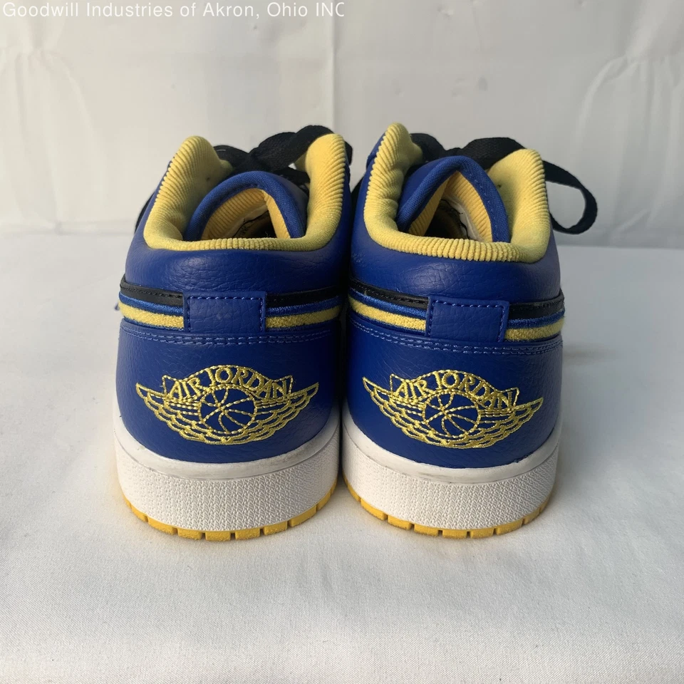 Zapatillas bajas retro para hombre 'Laney' Jordan 1 auténticas certificadas Gently Loved, talla 12 Foto 2 de 4