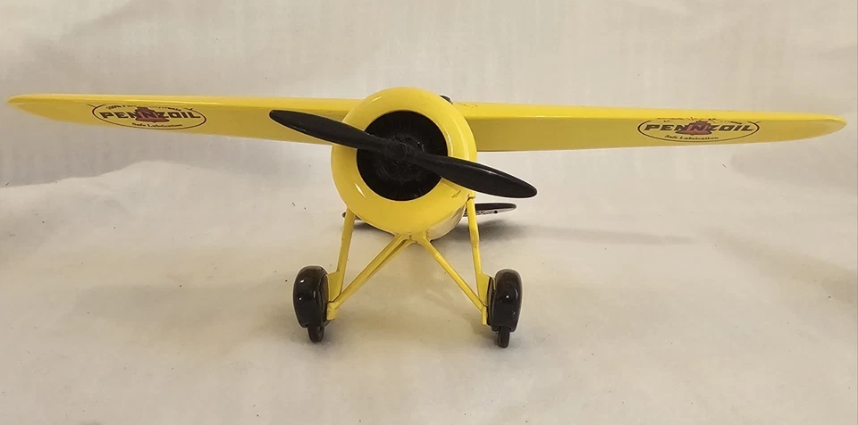 Banco de avión fundido a presión de colección Lockheed Vega 5B Pennzoil caja de ala alta edición limitada Foto 3 de 4