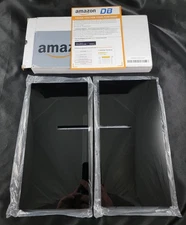 Desk Acrylic Book Holder 2 Piece in Black B0BP3ZSN8H by Devey