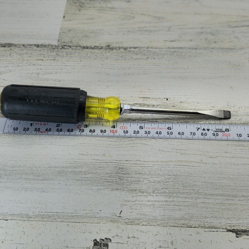 Klein Tools Inc. Flat Screwdriver Part# 602-4 Made in USA - Picture 7 of 7