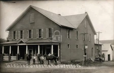 Lordon's General Store HARLANSBURG PA Lawrence County RPPC Photo Postcard COPY