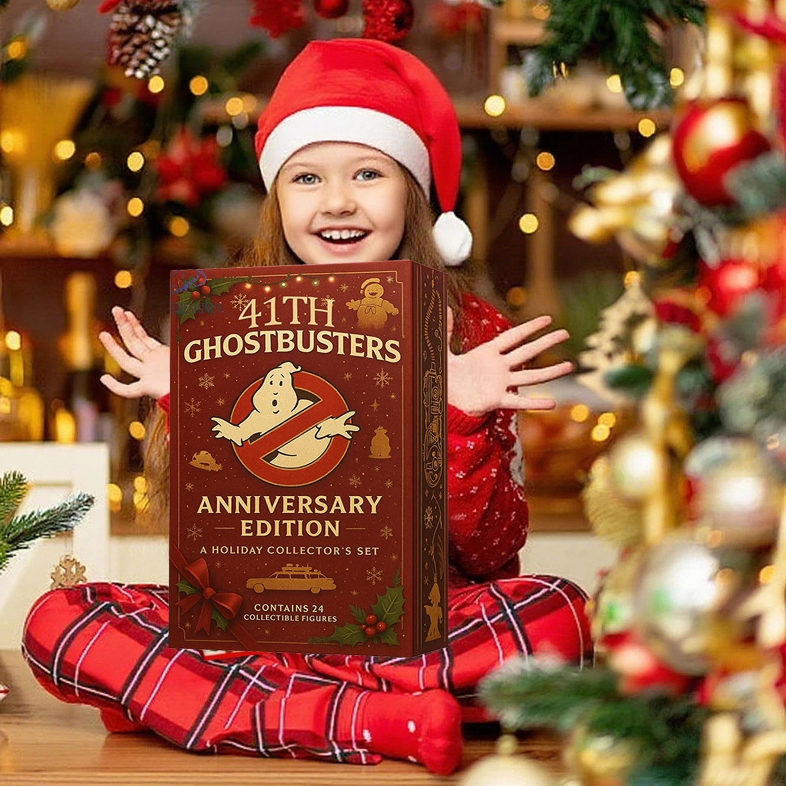 Ghostbusters 41St Anniversary 2025 Advent Calendar 2D Acrylic for Christmas Tree