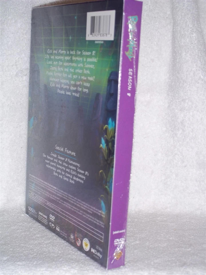 Rick and Morty: Season 8 (DVD, 2025) NEW Chris Parnell animated comedy sci-fi  - Image 2 of 4