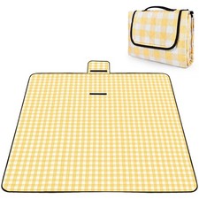 Extra Large Picnic Blanket 80 x 80 Inch Waterproof Foldable Beach Blankets Ou...