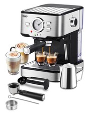 Gevi GECME403L-U Espresso Machine with steamer 15 Bar Cappuccino Coffee Maker