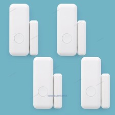 US Shipment 4pcs White Wireless Door Window Sensors For Alarm System HOMSECUR