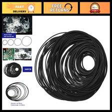240PCS 1MM Rubber Belts for Cassette Tape, VCR, DVD, CD Drives - 26-120mm Diamet
