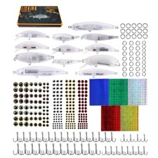 Lure Making Set Include Hook Split Rings Lure Eye Sticker Blank Blank Baits Set