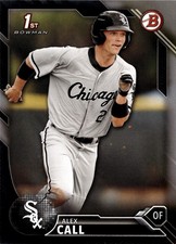 2016 Bowman Draft #BD-108 Alex Call Silver Border RC /499 Dodgers