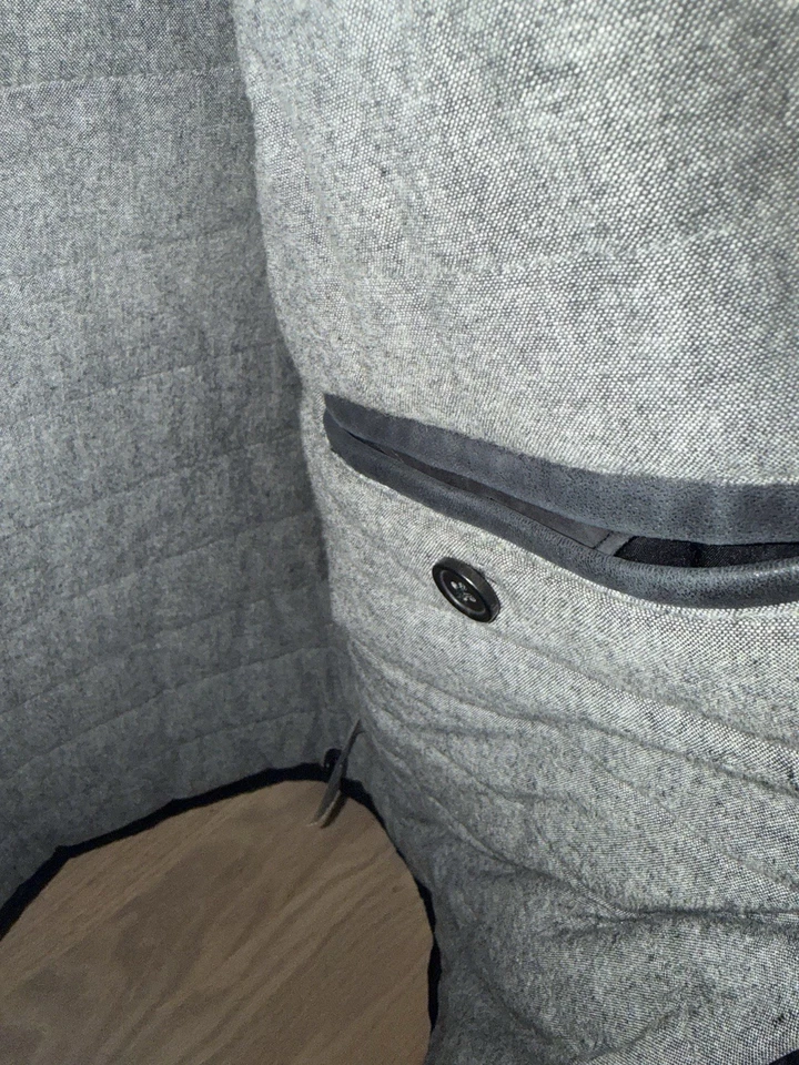 Chaqueta de invierno Billy Reid negra con piel real talla L Foto 4 de 4