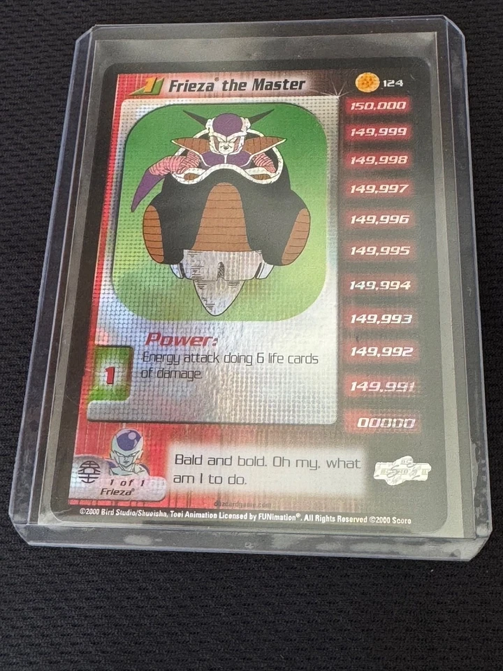 Ended Frieza the Master Holo 124 Unlimited Ultra Rare VClean! Dbz Tcg Frieza - Image 4 of 4