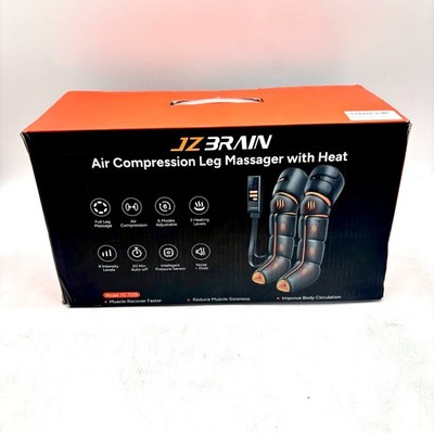 Air Compression Leg Massager w/ Heat and 9 Intensity Levels 36W Model FE-7229