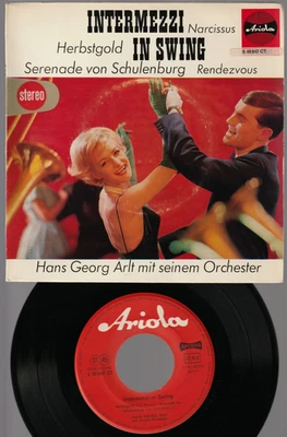 ♫ EP 1960s Hans Georg Arlt INTERMEZZI IN SWING Ariola S 40847 CT Stereo JAZZ EX♫ - Bild 1 von 2