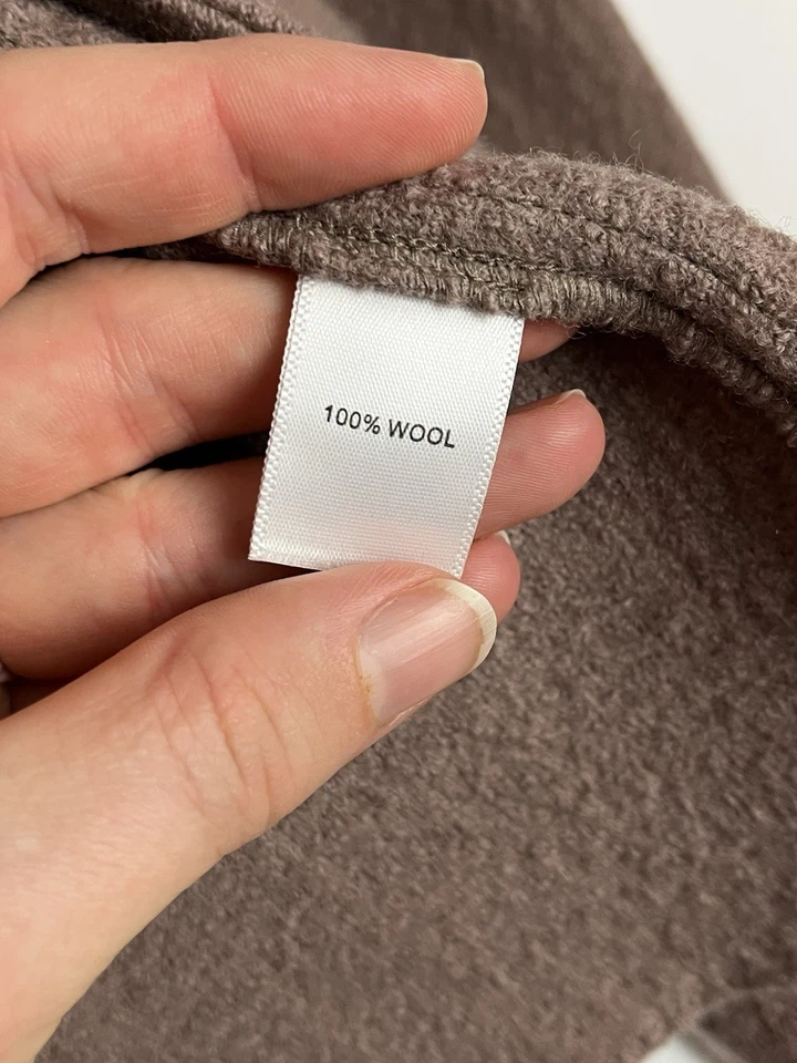 Женский блейзер Saks Fifth Avenue Threads размер L серо-коричневый 100% шерсть - Изображение 4 из 4