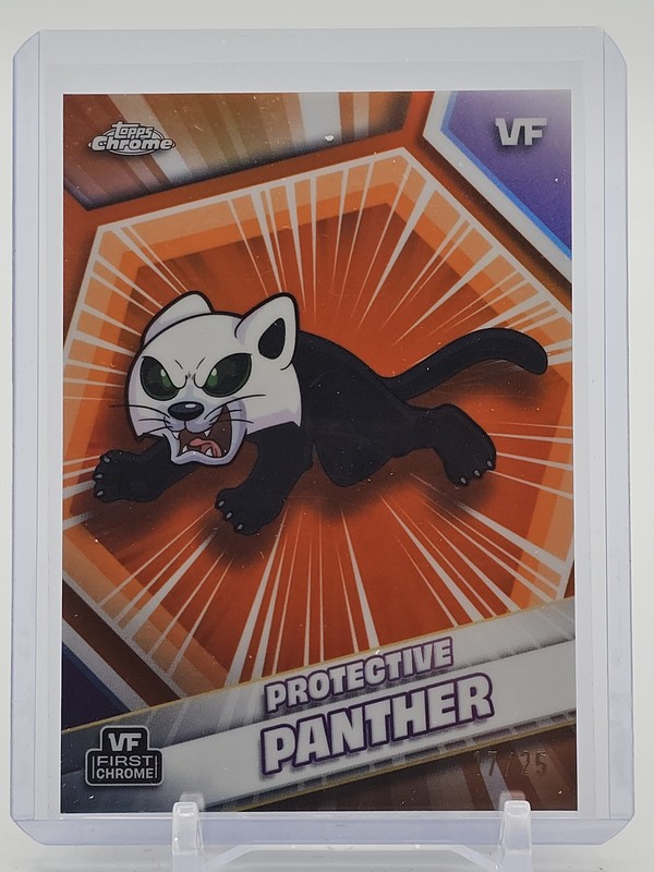 PROTECTIVE PANTHER 2026 TOPPS CHROME VEEFRIENDS 1ST ORANGE REFRACTOR /25 Q6608