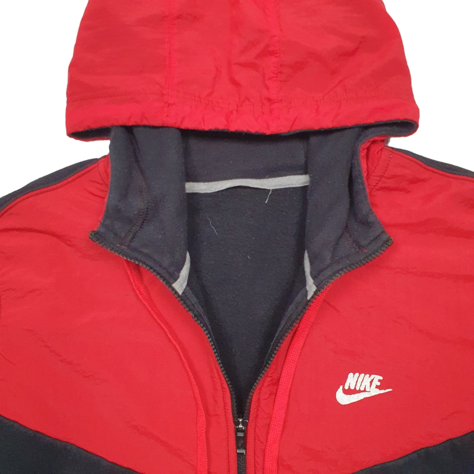 NIKE Full Zip Cotton & Polyester Jumper Sweatshirt Mens XL image 2