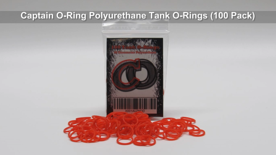 100 Paintball CO2 HPA Nitro Tank POLYURETHANE ORings poly urethane
