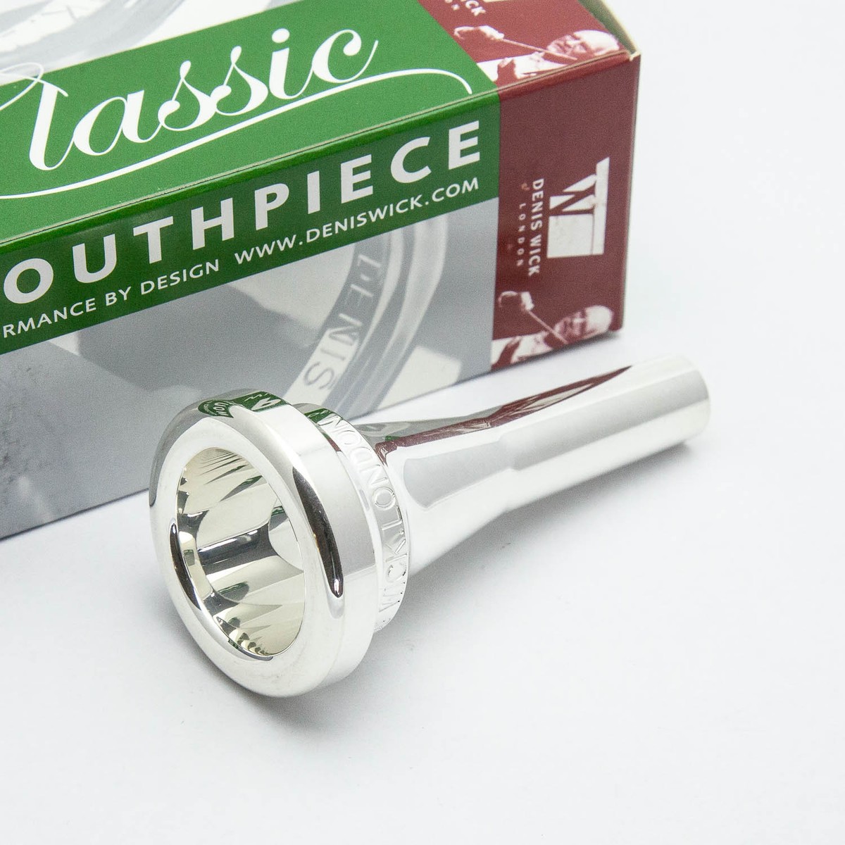 Genuine Denis Wick Silver Euphonium Mouthpiece, 6BM NEW