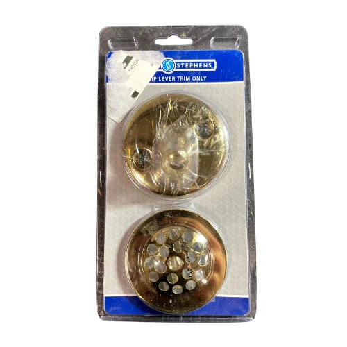 Jones Stephens B5114PB Trip Lever Bath Tub Drain Trim-Only Kit in Polished Brass - Picture 1 of 3