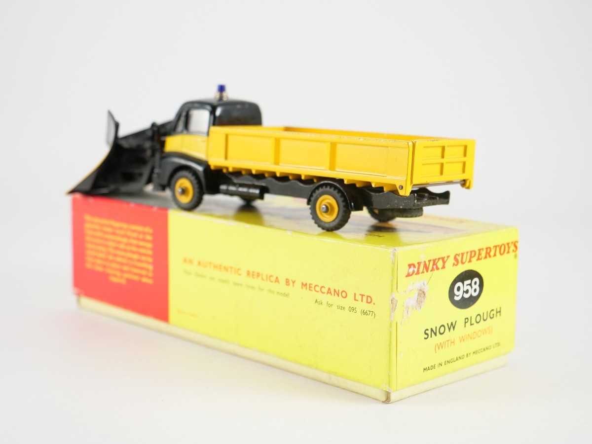 Dinky Toys GB No. 958 Snow Plough Truck Snow Plough in Box Dinky Toys GB No. 958 Snow Plough Truck Snow Plough in Box
