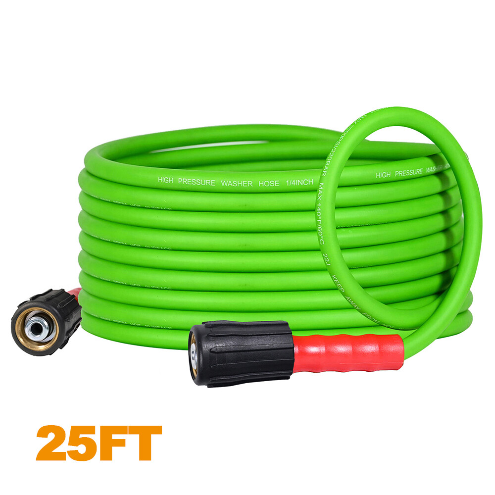 YAMATIC 3200 PSI Pressure Washer Hose Super Flexible 1/4" M22-14MM Fittings