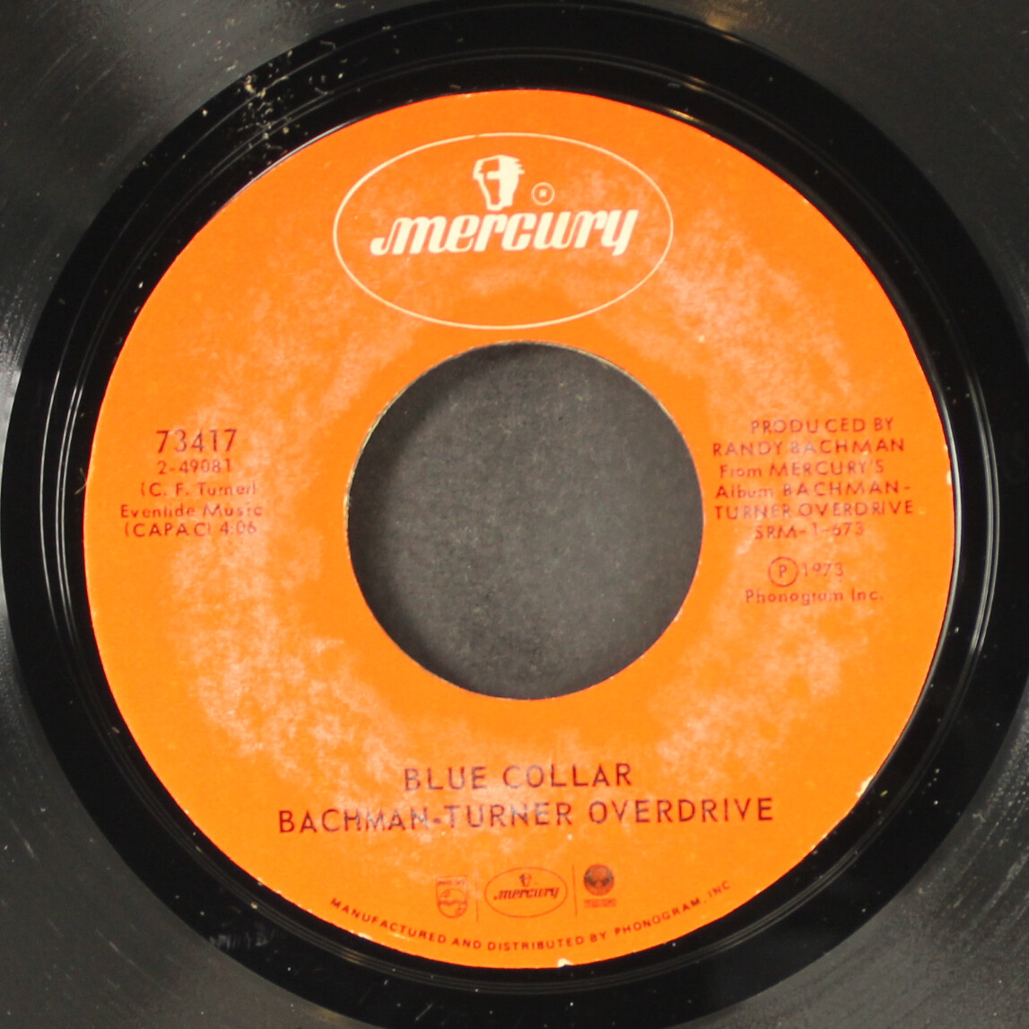 BACHMANTURNER OVERDRIVE blue collar / hold back the water MERCURY 7