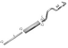 for 1997-2003 Ford E150 Van 4.2 4.6L 138 Inch Wheelbase Muffler Exhaust System