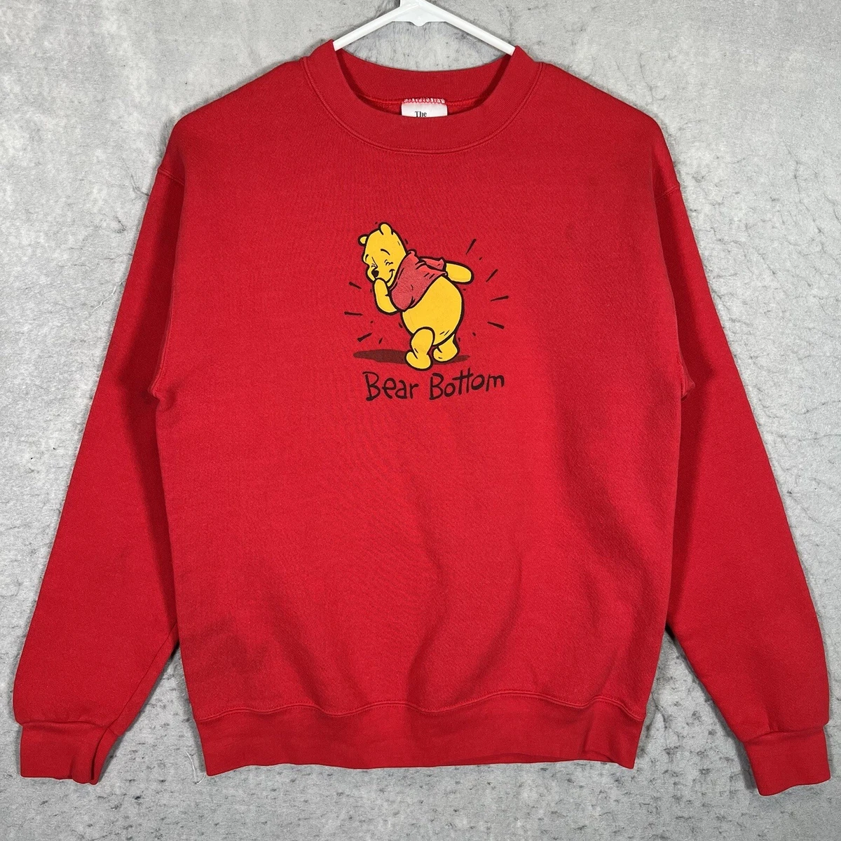 A1 Vintage 90s Disney Winnie The Pooh Sweater Womens Small Red