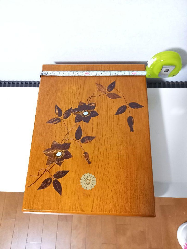 Japanese writing box Keyaki Crafts, Decoration Commemorative Items