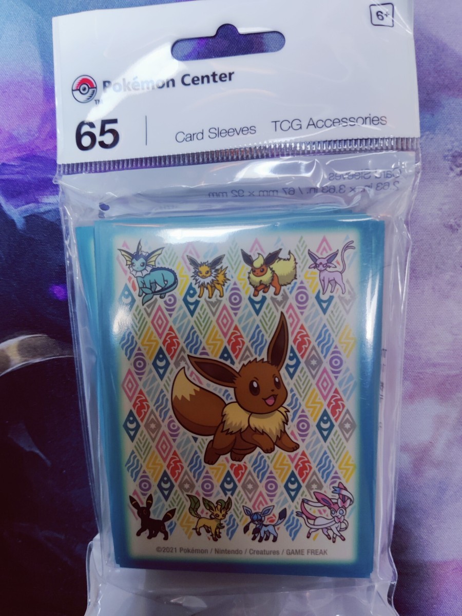 eeveelution card sleeves Pokemon  Prismatic Evolution  Eevee  Pack of 65 : Toys & Games The Deck Sleeves are part of a limited original edition from Pokmon Center and feature an appealing design that resonates with fans of the Pokmon world Pokemon Center Card Sleeves TCG