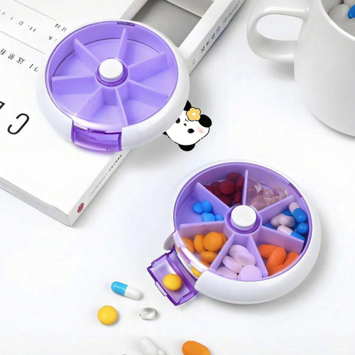Week & A Day Pill Box Organiser Tablet Medicine Holder Storage Dispenser 7 Day - Picture 14 of 17