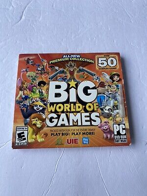 Big World of Games PC DVD-Rom 2014 UIE Premium 50 Game Compilation 2 Disc  Set