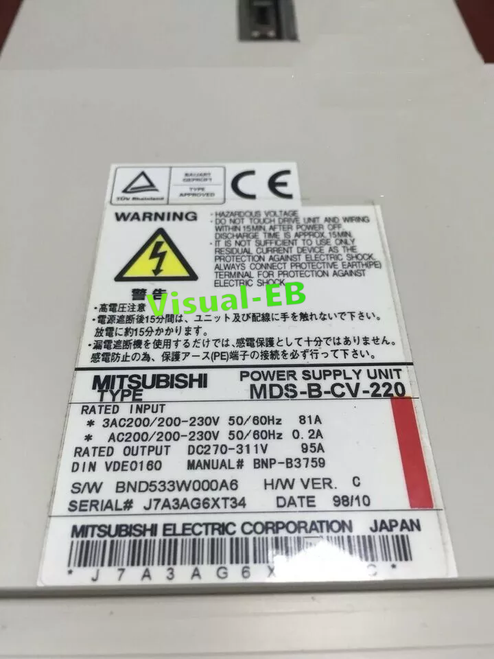 Mitsubishi MDS-B-CV-220 POWER SUPPLY MDS-B-CV-220 MDSBCV220 | eBay