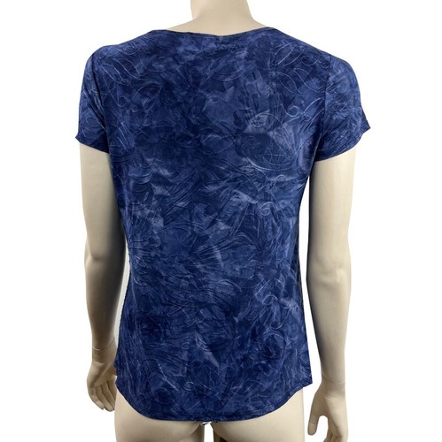 Womens Westport 1946 Small Navy Bling Beaded T-Shirt Y2K - Picture 4 of 5