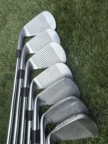 CALLAWAY X TOUR GOLF IRONS WITH STIFF STEEL SHAFTS. 3 TO 9 IRON. FREE POST - Picture 7 of 12