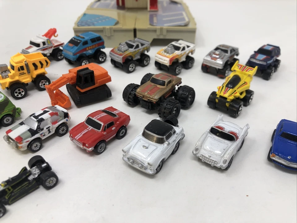 Vintage Micro Machines Lot -18 Vehicles, Hospital and Parking Lot Set - Image 3 of 4