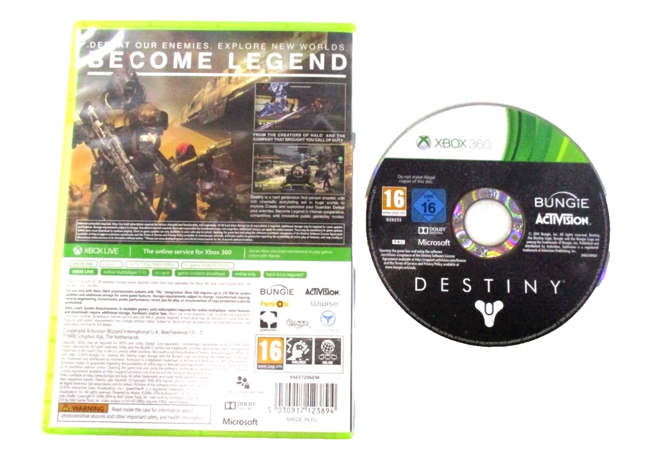 Destiny XBOX 360 M PAL R4 2014 Activision Blizzard No Manual Tested - Image 2 of 4