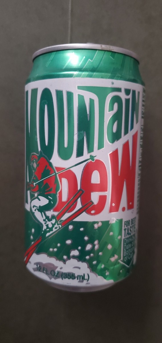 1995 Mountain Dew Snowboarder/Skier Soda Pop Can Empty Aluminum | eBay