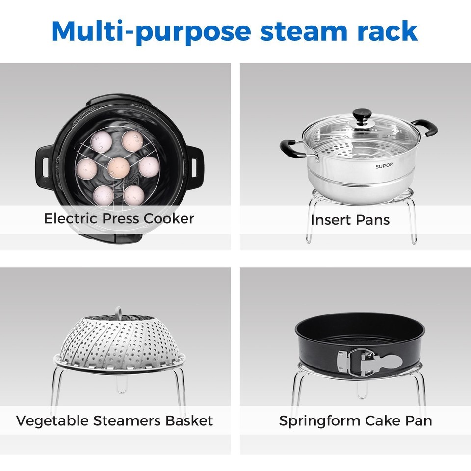 Stainless Steel Steam Rack for Instant Pot Cooking Trivet Rack Holder