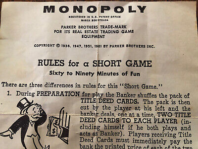 Monopoly Rules for Classic Gameplay and Shorter Rounds