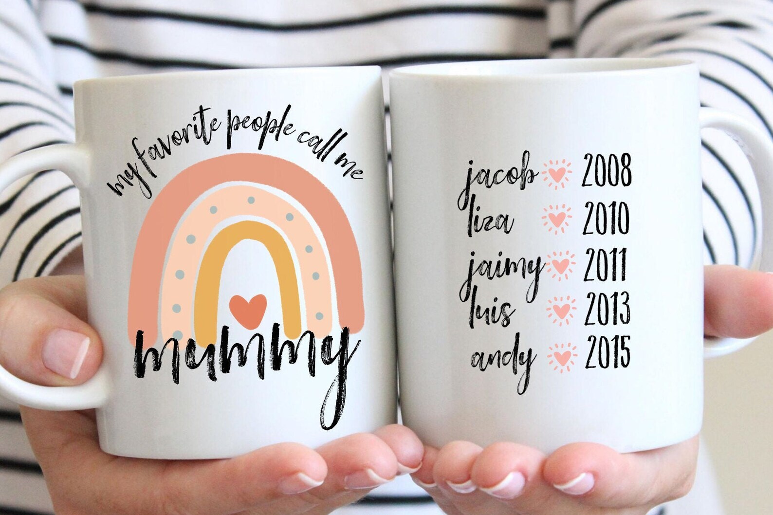 Personalized Mummy Gift My Favorite People Call Me Mummy Mothers Day Gift