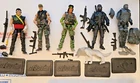 HASBRO Assorted Lot of GI Joe Action Figures LOT OF 5 pursuit of cobra SOLD AS