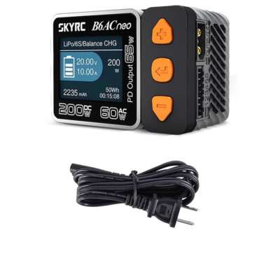 NEW SKY RC B6ACneo Smart Charger DC 200W AC 60W LiPo/Life/LiIon/LiHV/NiMH