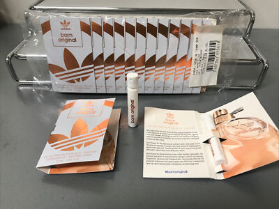 12 Pk NEW Adidas Born Original - For Her -Eau De Parfum Perfume 1.2 ml