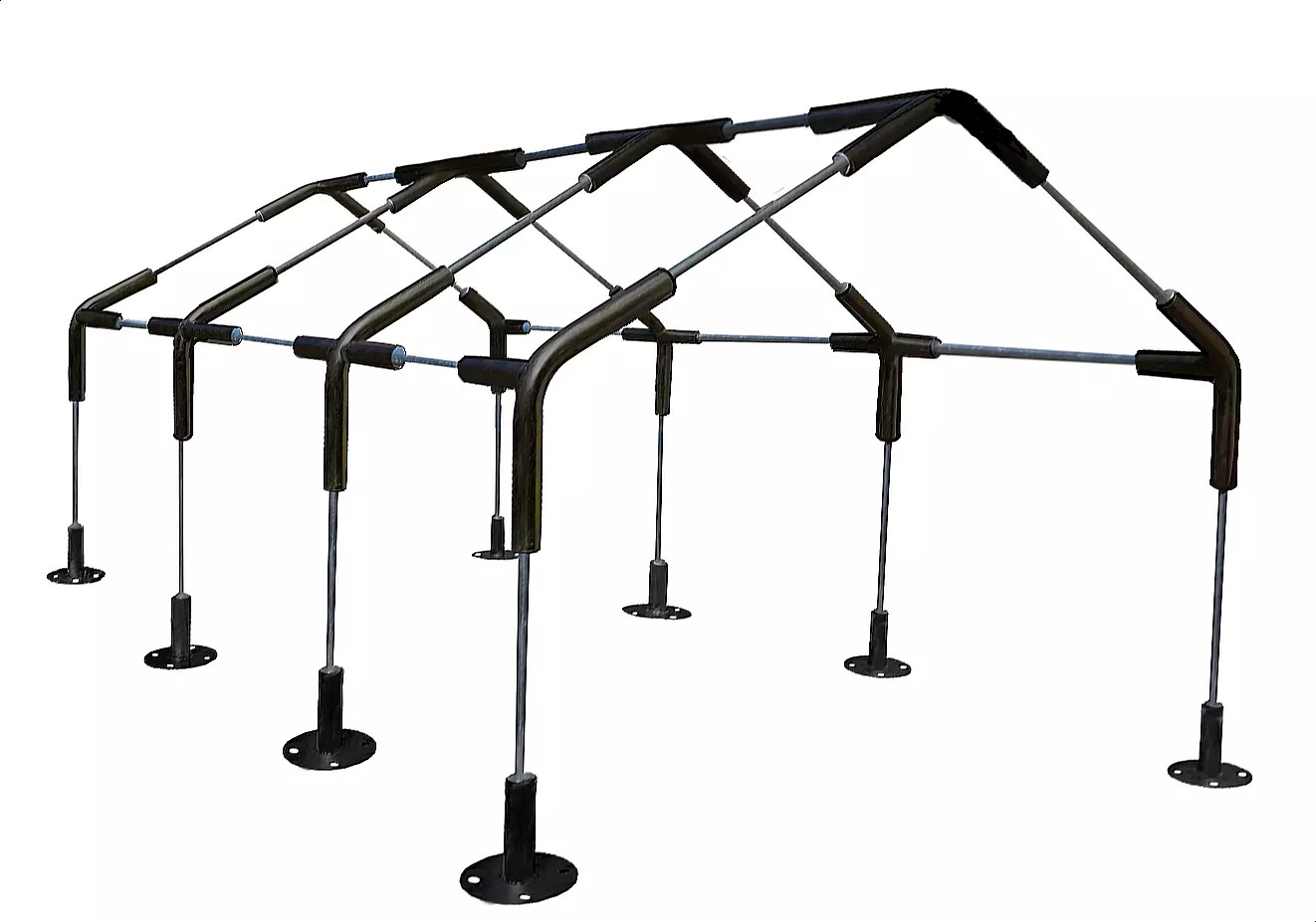 Kit 1-3/8" No Poles/pipes W/foot Pads