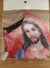 New Religious Themed Jesus On Both Sides Washable Triple Layered Adult Face Mask