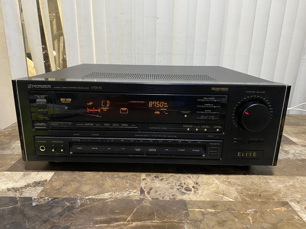 Pioneer Elite VSX-52 5.1 Home Theater Stereo Receiver Japan