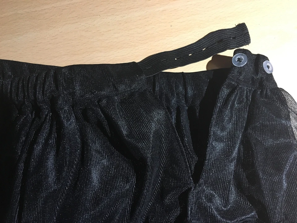 15"L Mini Skirt/Hoopless net Petticoat/Fancy Underskirt/Slip/Girl Dance Tutu — 第 2/2 张图片