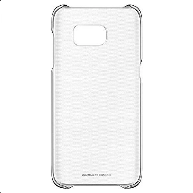 Samsung Custodia Originale Clear Cover GALAXY S7 EDGE G935F Plastica trasparente - Immagine 2 di 2