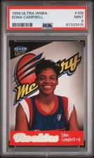 1999 Ultra WNBA Edna Campbell Rookie PSA 9 University of Texas Longhorns